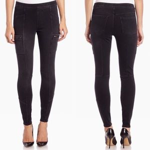 Spanx Cargo Moto Leggings in Dark Grey